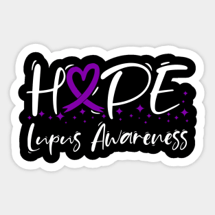 Hope Lupus Awareness Sticker